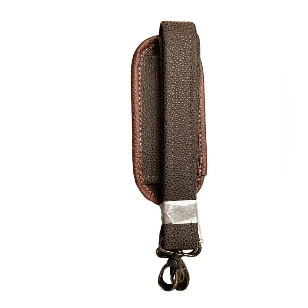 Pebble Grain Faux Suede Laptop Bag Padded Insert Brown/Rust with shoulder strap